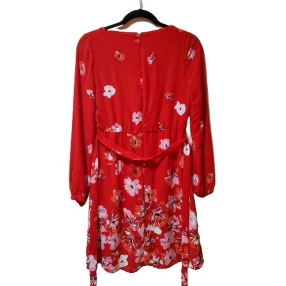 WHBM Floral- Print Soft A-Line Dress - Picture 8 of 9